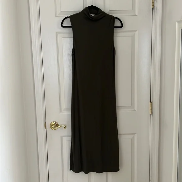 a new day | Dresses | Green A New Day Knit Mock Turtleneck Dress Size  Medium | Poshmark